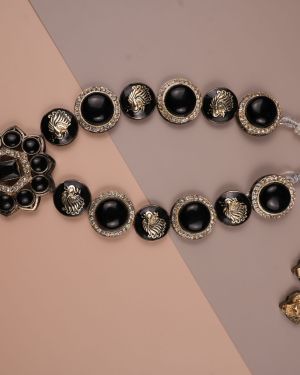 Multicolor Moissanite Necklace Set