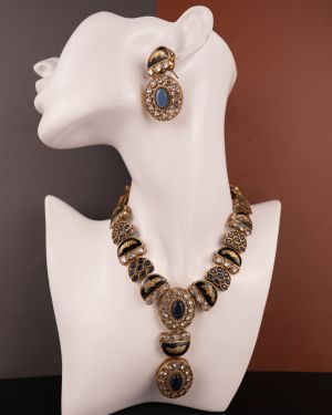 Sabyasachi Inspired Kundan Royal neck set