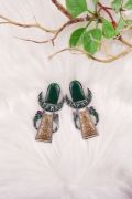 Beautiful TWO TONE OXIDISESD EARRINGS