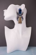 Beautiful TWO TONE OXIDISESD EARRINGS