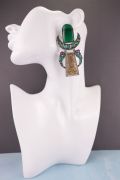 Beautiful TWO TONE OXIDISESD EARRINGS