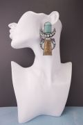 Beautiful TWO TONE OXIDISESD EARRINGS
