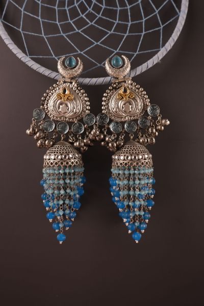Surbhi Jhumkas -Blue