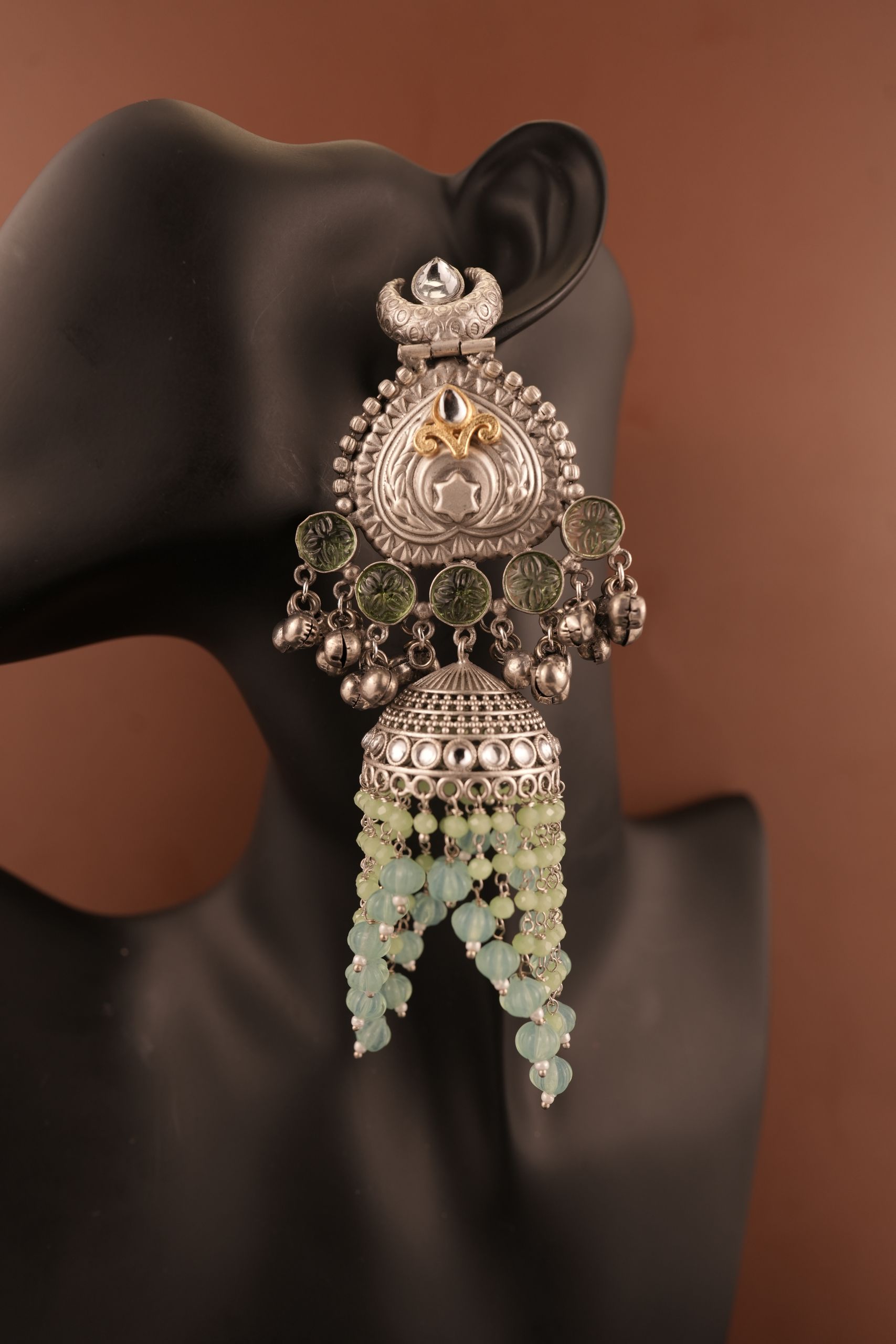 Surbhi Jhumkas -Blue