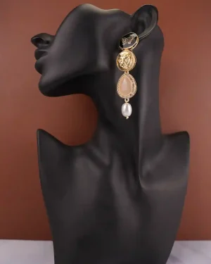 Sabyasachi Inspired  Butterfly Embellished  Drop Earrings