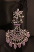 Anshu Chandbalis Kundan Earrings