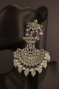 Anshu Chandbalis Kundan Earrings