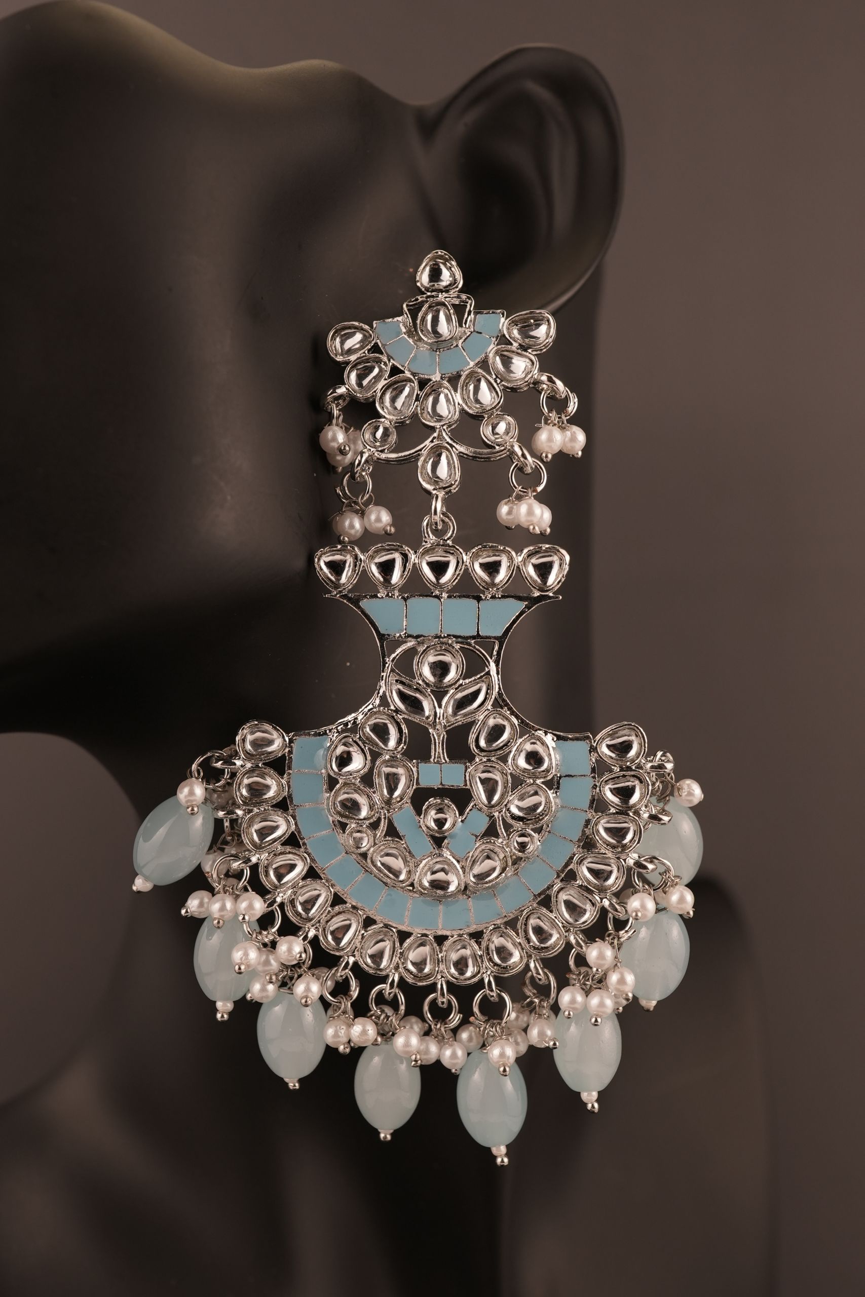 Anshu Chandbalis  Kundan Earrings