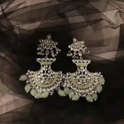 Anshu Chandbalis Kundan Earrings