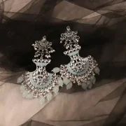 Anshu Chandbalis Kundan Earrings