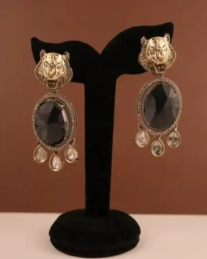 Amiri Earrings – Black