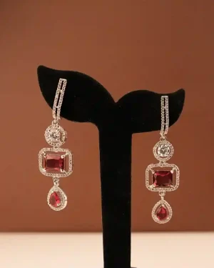 Breja Earrings – Red