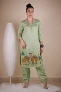 Moh Indigo Green Co-Ord (Set of 2)