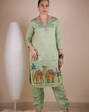 Moh Indigo Green Co-Ord (Set of 2)