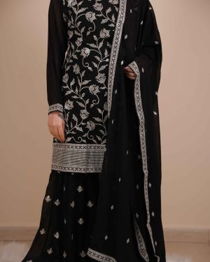 Heer Black Dress- Free Size S to 2XL
