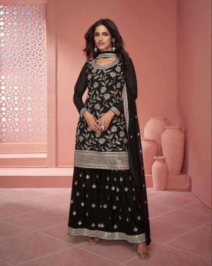 Heer Black Dress- Free Size S to 2XL