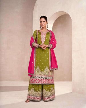 Silk Premium Plazzo Designer Suits