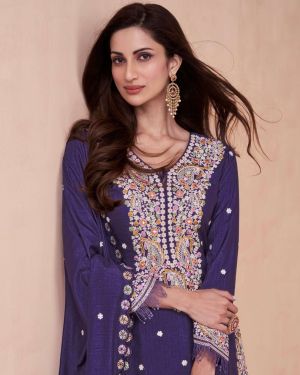 Aashirwad Gulkand Basanti Dola Silk Designer Wholesale Bollywood salwar suits.