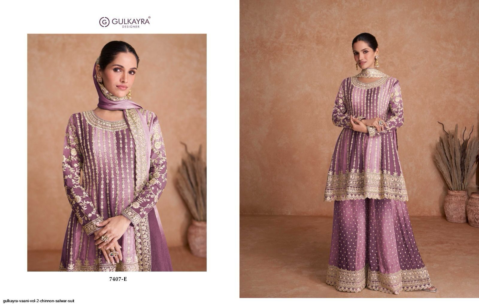 GULKAYRA VAANI VOL 2 CHINNON SALWAR SUIT
